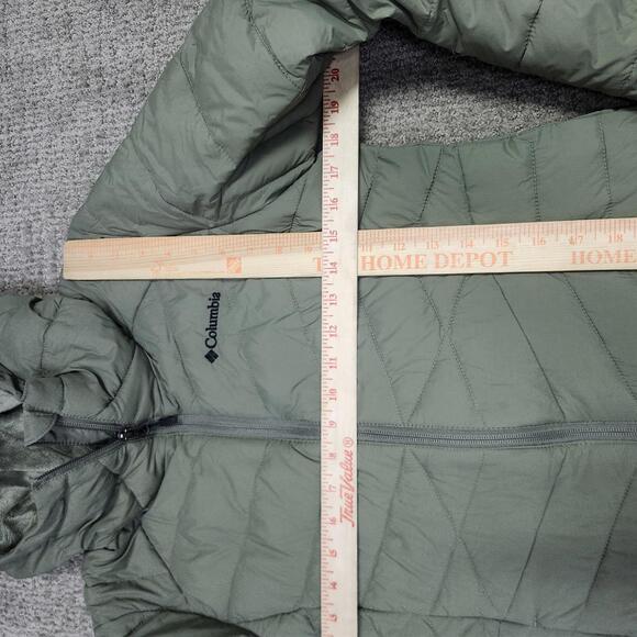 Columbia Jacket Green Omni Heat Long Sleeve Full Zip Women’s Size Small - Picture 3 of 13